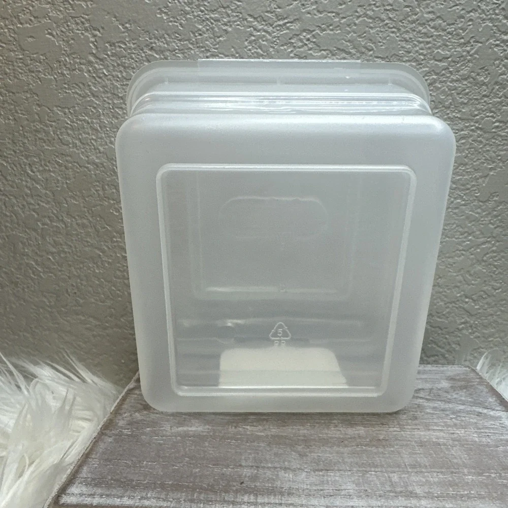 $18 🌙 VTG Sterilite 1700 Flip Tops Clear Hinged Storage Box‎ 7